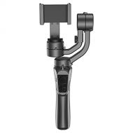 Kftyuij Foldable 3-Axis Bluetooth Handheld Gimbal Stabilizer for Smartphone Mobile Phone Adjustable Selfie Stick Holder Stand Tripod