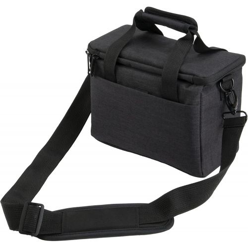  Khanka Carrying Soft Padded Camera Equipment Bag/Case Replacement for Canon EOS Rebel, Nikon, Olympus, Panasonic, Pentax, Sony, (Black)