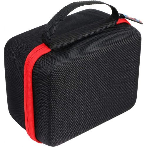  khanka Hard Travel Case Replacement for Compatible with Polaroid Originals Now I-Type/OneStep 2 / OneStep+ Instant Film Camera (Red Zipper)