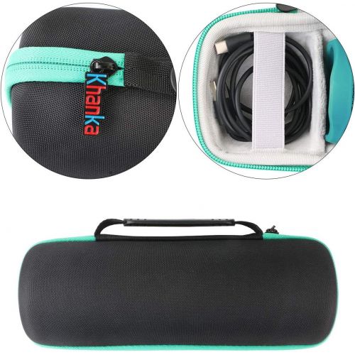  Khanka Hard Travel Case Replacement for JBL FLIP5 Flip 5 / Flip 6 Waterproof Portable Bluetooth Speaker (Teal)
