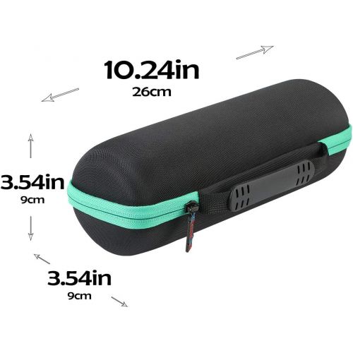  Khanka Hard Travel Case Replacement for JBL FLIP5 Flip 5 / Flip 6 Waterproof Portable Bluetooth Speaker (Teal)