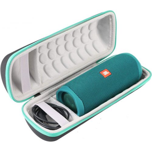  Khanka Hard Travel Case Replacement for JBL FLIP5 Flip 5 / Flip 6 Waterproof Portable Bluetooth Speaker (Teal)