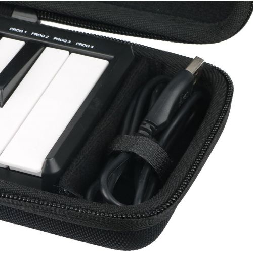  [아마존베스트]khanka Hard Travel Case Replacement for Akai Professional LPK25 | 25-Key Ultra-Portable USB MIDI Keyboard Controller