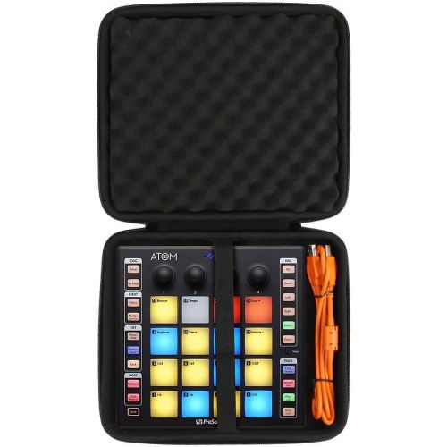  [아마존베스트]khanka Hard Travel Case Compatible with PreSonus ATOM Production and Performance Pad Controller