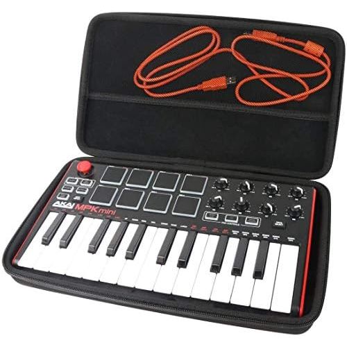  [아마존베스트]Khanka Protective Case for Akai Professional MPK Mini MKII MK2/MK3/Mini Play Compact USB MIDI Keyboard & Pad Controller (Bag Only))
