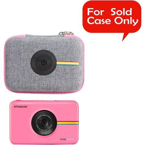  khanka Hard Travel Case Replacement for Kodak Step Touch & Polaroid Snap Touch Instant Print Digital Camera (Pink Zipper)