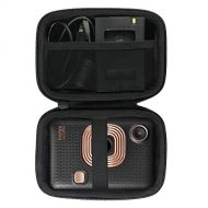 Khanka Hard Travel Case Replacement for Instax Mini Liplay Hybrid/Instax Mini Link Instant Camera Smartphone Printer (Internal Black)