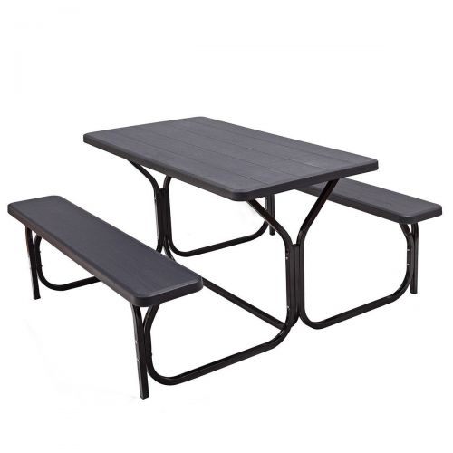  Khaokee Outdoor Picnic Garden Party Table and Bench Set