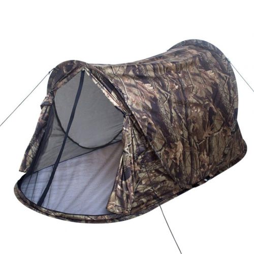  Khkadiwb khkadiwb Camping Tent, Outdoor Single Person Camouflage Automatic Pop-up Light Rainproof Camping Tent