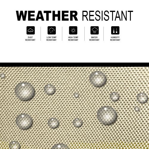  Khomo Gear Air Condition Cover Weatherproof Heavy Duty Protector Beige