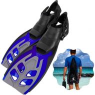 Khroom - Amphibien Flossen fuer Erwachsene & Kinder | Bekannt aus YouTube | Snorkel Flippers Perfect for Land & See