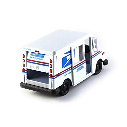  KiNSMART United States Postal Service Mail Delivery Truck Diecast Model Toy Car in White