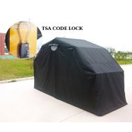 KiWAV Quictent Heavy Duty Motorcycle Shelter Shed Tourer Cover Storage Garage Tent with TSA Code Lock & Carry Bag (Small/Large Size)