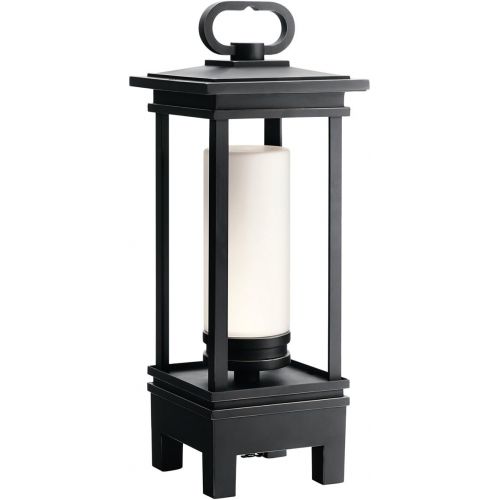  KICHLER Kichler 49473RZLED South Hope Portable LED Lantern with Built-in Bluetooth Speaker, 1-Light, Rubbed Bronze