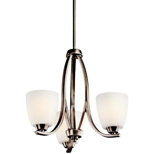  KICHLER Kichler 42556BPT Granby Chandelier 3-Light, Brushed Pewter