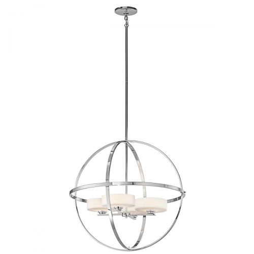  KICHLER Kichler 42506CH Olsay Chandelier 4-Light Halogen, Chrome