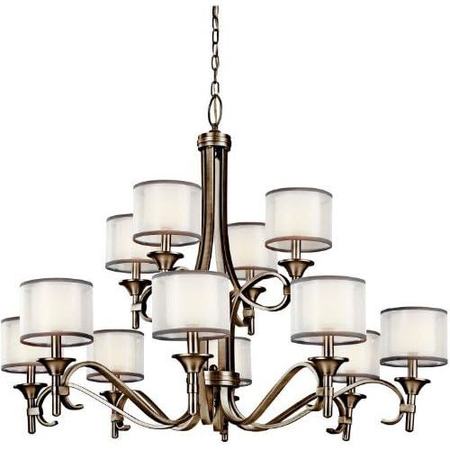  KICHLER Kichler 42381AP Lacey Chandelier 5-Light, Antique Pewter