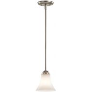 KICHLER Kichler 43511NI Keiran Mini Pendant 1-Light, Brushed Nickel