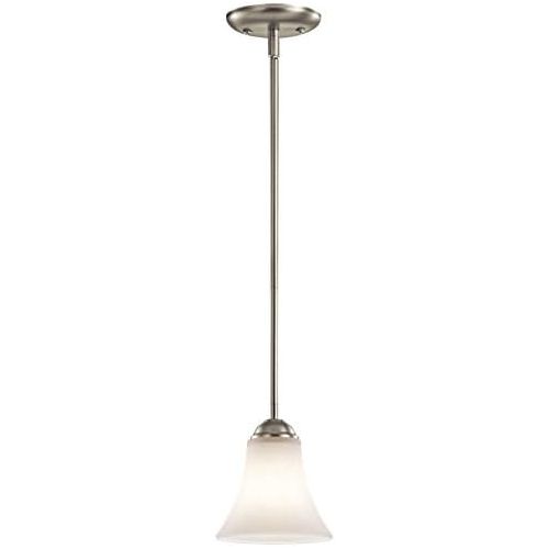  KICHLER Kichler 43511NI Keiran Mini Pendant 1-Light, Brushed Nickel