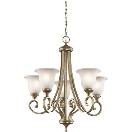  KICHLER Kichler 43156OZ Chandelier Lighting, Bronze 5-Light (28 W x 30 H) 500 Watts