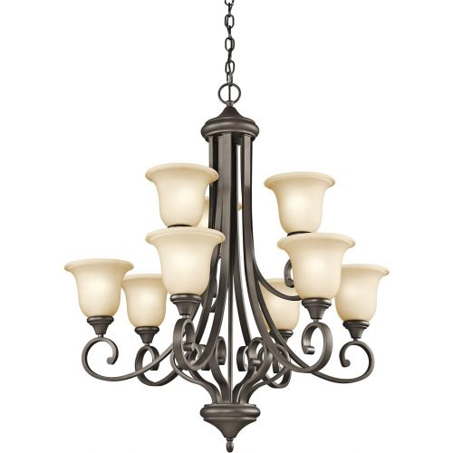  KICHLER Kichler 43156OZ Chandelier Lighting, Bronze 5-Light (28 W x 30 H) 500 Watts