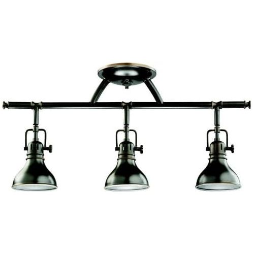  KICHLER Kichler 7050OZ Rail Light 3-Light Halogen, Olde Bronze