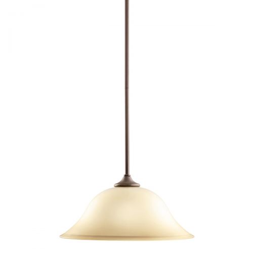  KICHLER Kichler 3587OZ Wedgeport Pendant 1-Light, Olde Bronze