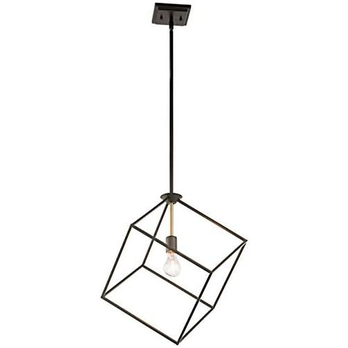  KICHLER Kichler 42525OZ Cartone Pendant 1-Light, Olde Bronze