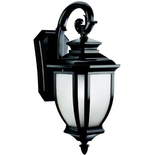  KICHLER Kichler 9041BK Salisbury Outdoor Wall 1-Light, Black