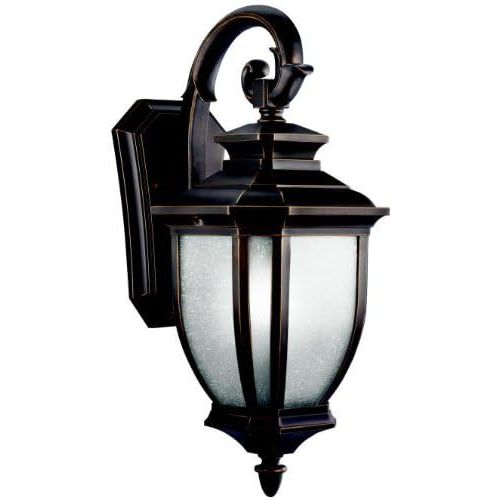  KICHLER Kichler 9041BK Salisbury Outdoor Wall 1-Light, Black