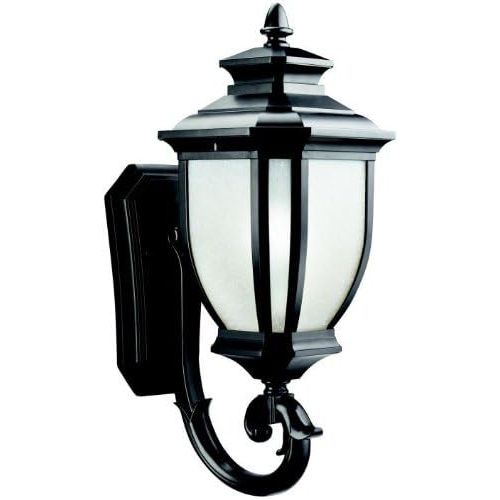  KICHLER Kichler 9041BK Salisbury Outdoor Wall 1-Light, Black