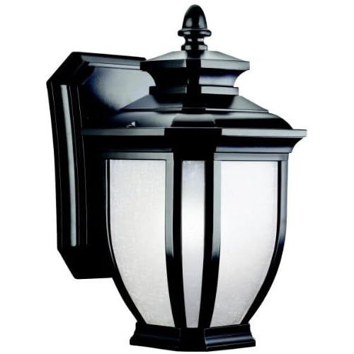  KICHLER Kichler 9039BK Salisbury Outdoor Wall 1-Light, Black