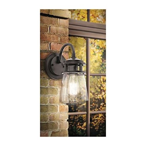  KICHLER Kichler 49444AZ Lyndon Outdoor Wall 1-Light, Architectural Bronze