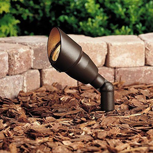  KICHLER Kichler 15374AZT Accent 1-Light 12V, Textured Architectural Bronze