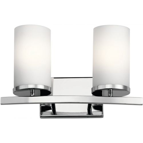  KICHLER Kichler 45496CH Crosby 15 2-Light Bath Vanity in Chrome