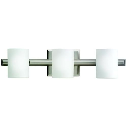  KICHLER Kichler 5967NI Tubes Bath 3-Light Halogen, Brushed Nickel