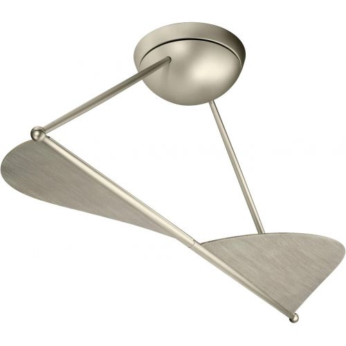  Kichler 300254NI Kyte Modern Ceiling Fan Without Lights, 50-inch, Brushed Nickel