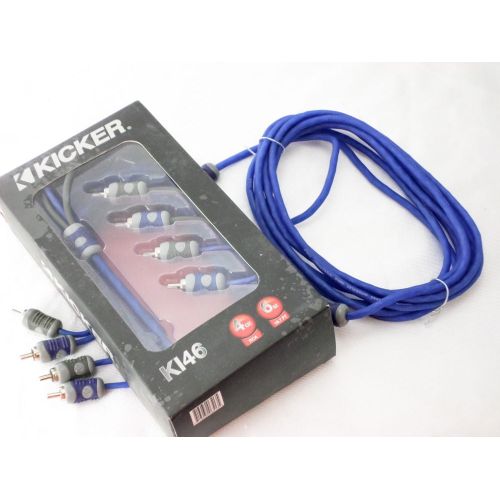  Kicker K-Series 4-Channel RCA Interconnect Cable, 6m