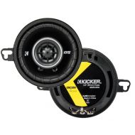 Kicker 43DSC3504 KICKER 3.5 Coaxial Speakers, Pair, 4-Ohm