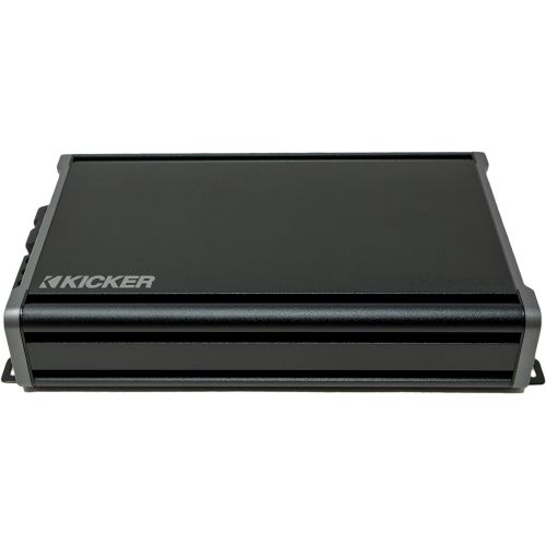  Kicker 46CXA12001t 1200 Watt Class D Monoblock Car Audio Sound System Subwoofer Amplifier with Start Delay, Subsonic Filter, and Variable Bass Boost