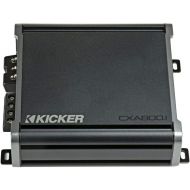 Kicker 46CXA8001T CX Series 1600 Watt Max Power Class D Amp Monoblock Car Audio Sub Vehicle Amplifier, Black