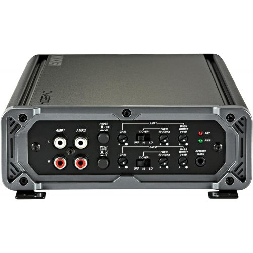  Kicker 46CXA3604T 360 Watt RMS 4 Channel 50-200 Hz Vehicle Car Audio Class A/B Amplifier with Variable High and Low Pass Filters