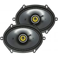KICKER CS Series CSC68 6 x 8 Inch Car Audio System Speaker, Black (2 Pack)
