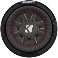 Kicker 43CWRT672 CompRT 6.75 Inch 300 Watts 2 Ohm Dual Voice Coil Shallow Slim Car Audio Subwoofer with Santoprene Surround and Polypropylene Cone