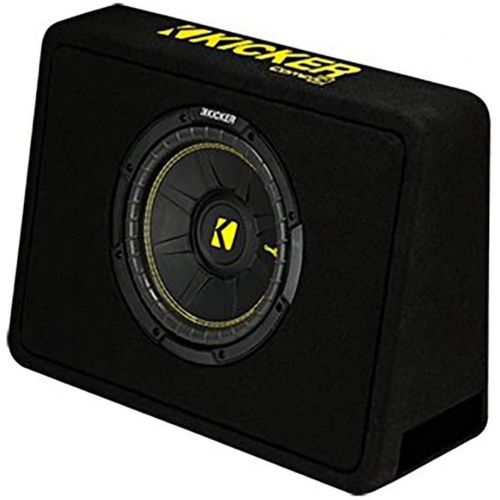  Kicker 10 600 Watt 4 Ohm Vented Thin Profile Subwoofer Enclosure 44TCWC104