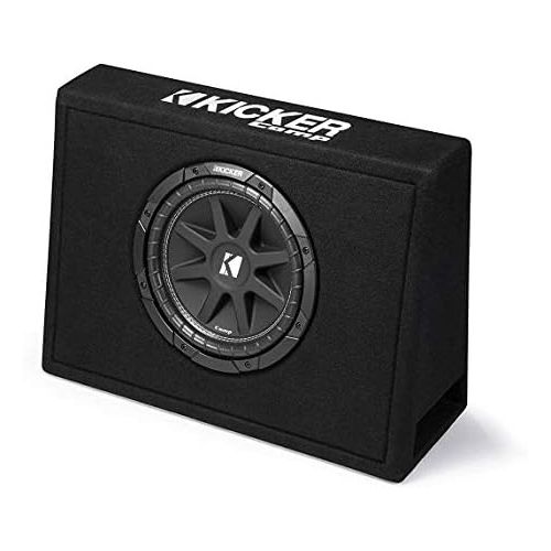  Kicker Single 10-Inch Comp 4 Ohm 150W Loaded Subwoofer Enclosure Box | 43TC104