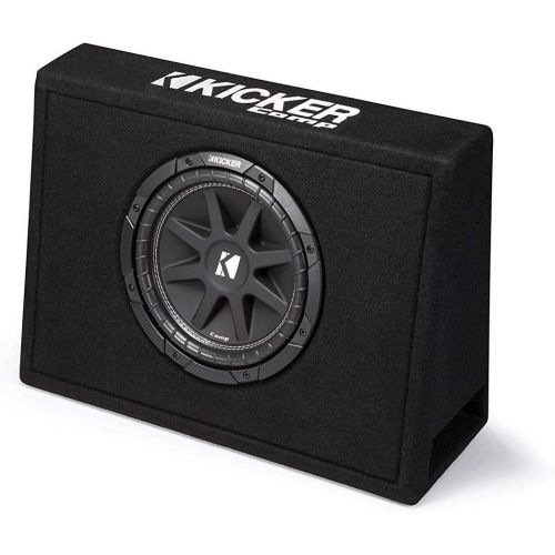  Kicker Single 10-Inch Comp 4 Ohm 150W Loaded Subwoofer Enclosure Box | 43TC104