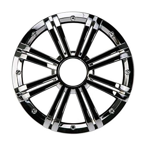  Kicker 43KMW10GLCR 10-Inch (25cm) Grille for 43KMW10 Subwoofer, LED, chrome, RoHS Compliant