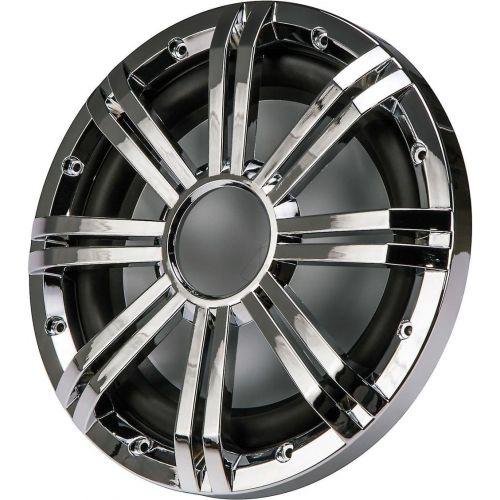  Kicker 43KMW10GLCR 10-Inch (25cm) Grille for 43KMW10 Subwoofer, LED, chrome, RoHS Compliant