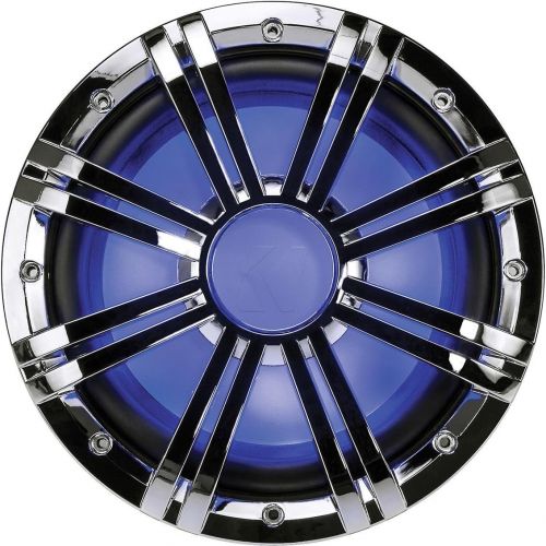  Kicker 43KMW10GLCR 10-Inch (25cm) Grille for 43KMW10 Subwoofer, LED, chrome, RoHS Compliant